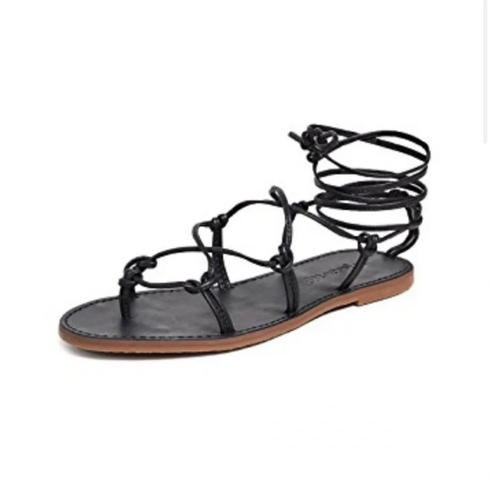 NWOT MADEWELL LACE UP SANDALS💗💗💗 - Picture 1 of 7